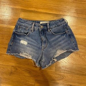 pacsun high rise festival shorts size 22